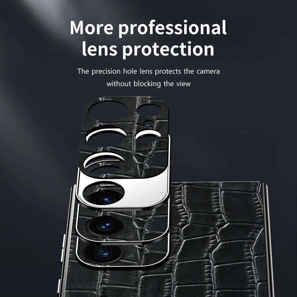 Samsung Galaxy S24/S25 Læder Etui med Fuld Beskyttelse 4