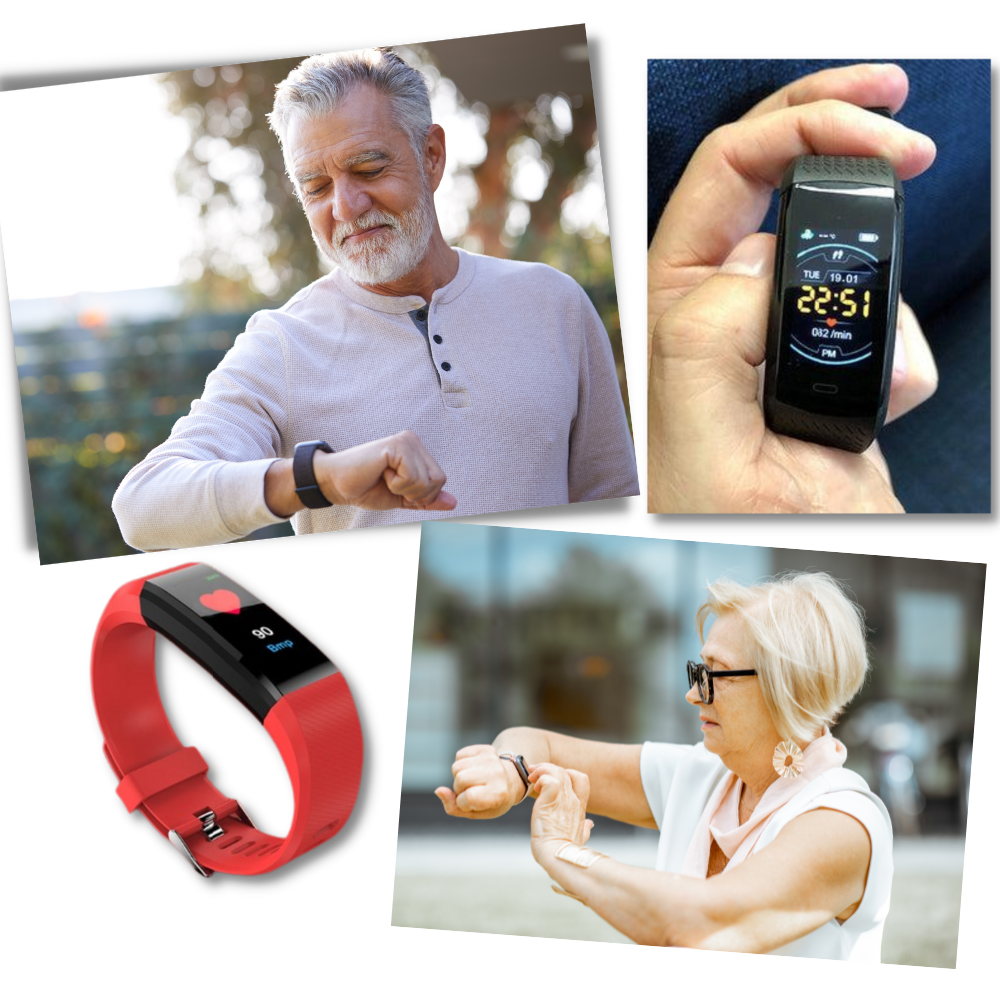 Senior Smartwatch Fitness Tracker Vandtæt 2