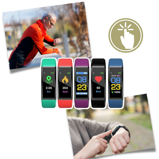 Senior Smartwatch Fitness Tracker Vandtæt 3