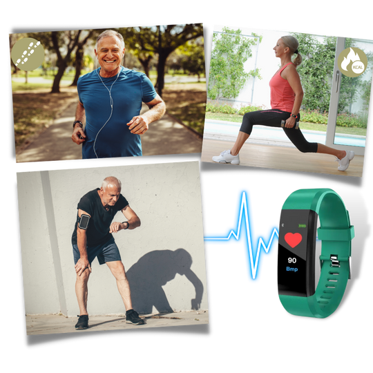Senior Smartwatch Fitness Tracker Vandtæt 4