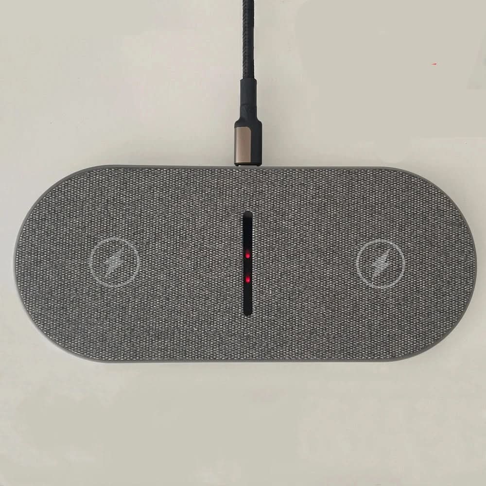 Trådløs Opladningsstation til iPhone og Samsung - Kompakt Design 2