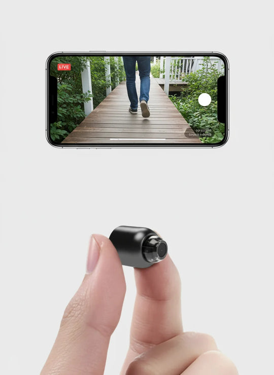 Trådløst Mini WiFi Sikkerhedskamera 2-pak med Vidvinkel og Nattesyn 2