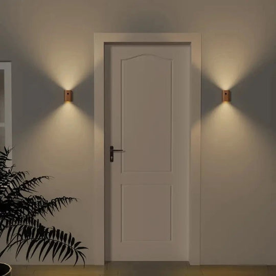 Trælampe med Bevægelsessensor og Genopladeligt Batteri 3