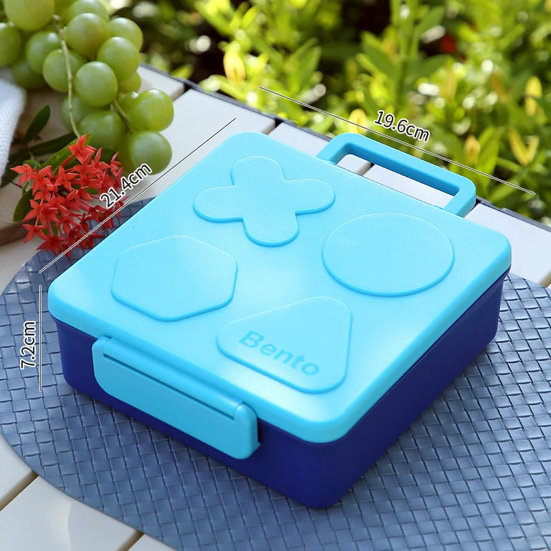 Unisex Bento-madkasse med interaktivt design og flere former 0