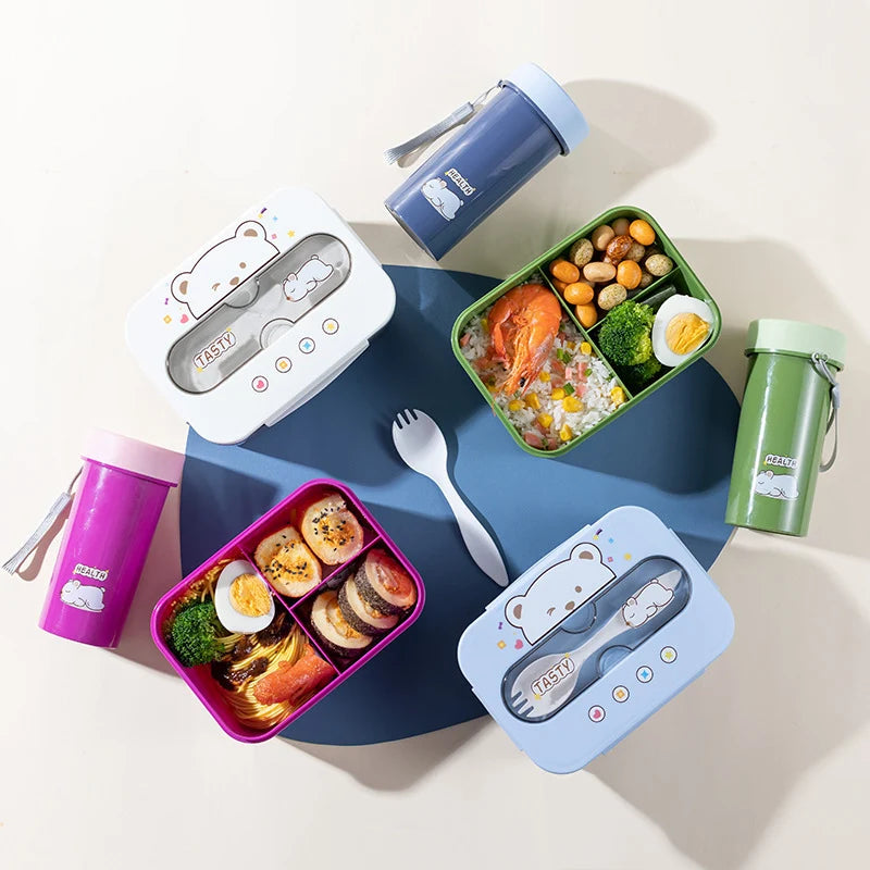 Unisex Bento Madkasse Multifunktionel Design 5