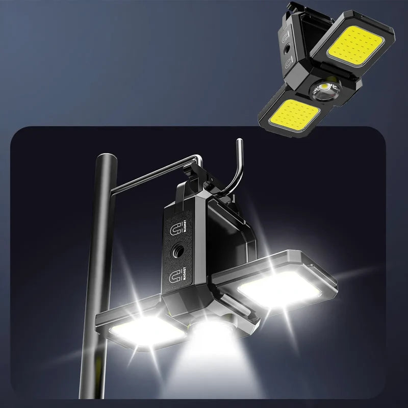 Unisex Genopladelig LED-lommelygte Kompakt Design 1
