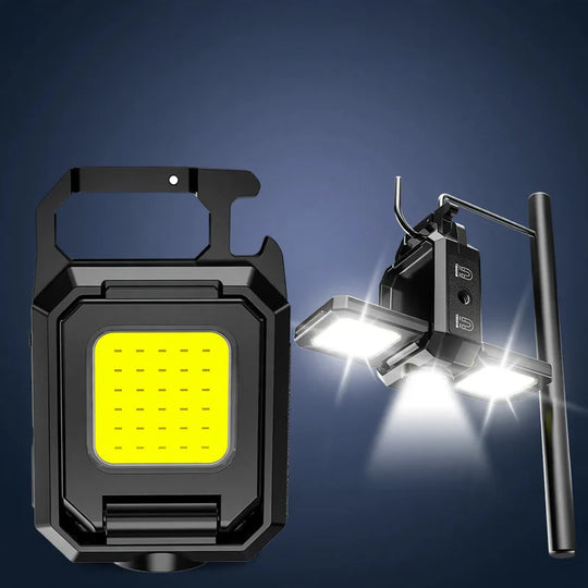 Unisex Genopladelig LED-lommelygte Kompakt Design 2