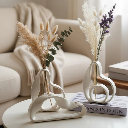Unisex Geometric Vase for Modern Home Decor 2