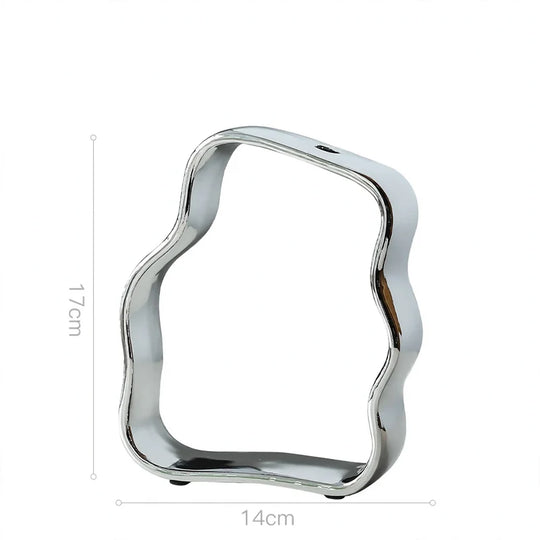 Unisex Geometric Vase for Modern Home Decor 4