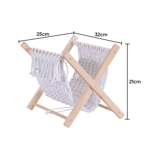 Unisex Hængekøje Macramé Stilfuld Opbevaring 0