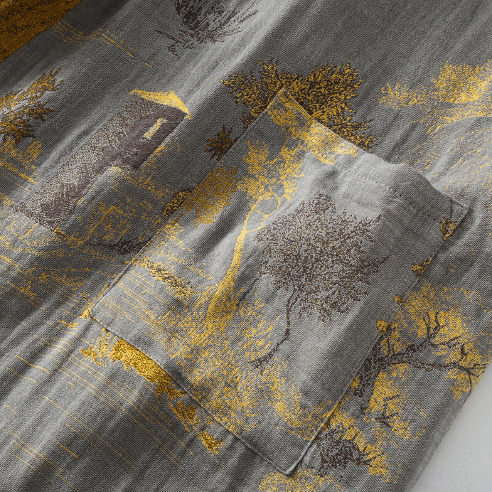Unisex Kimono Badekåbe Retro Design til Afslapning og Spa 6