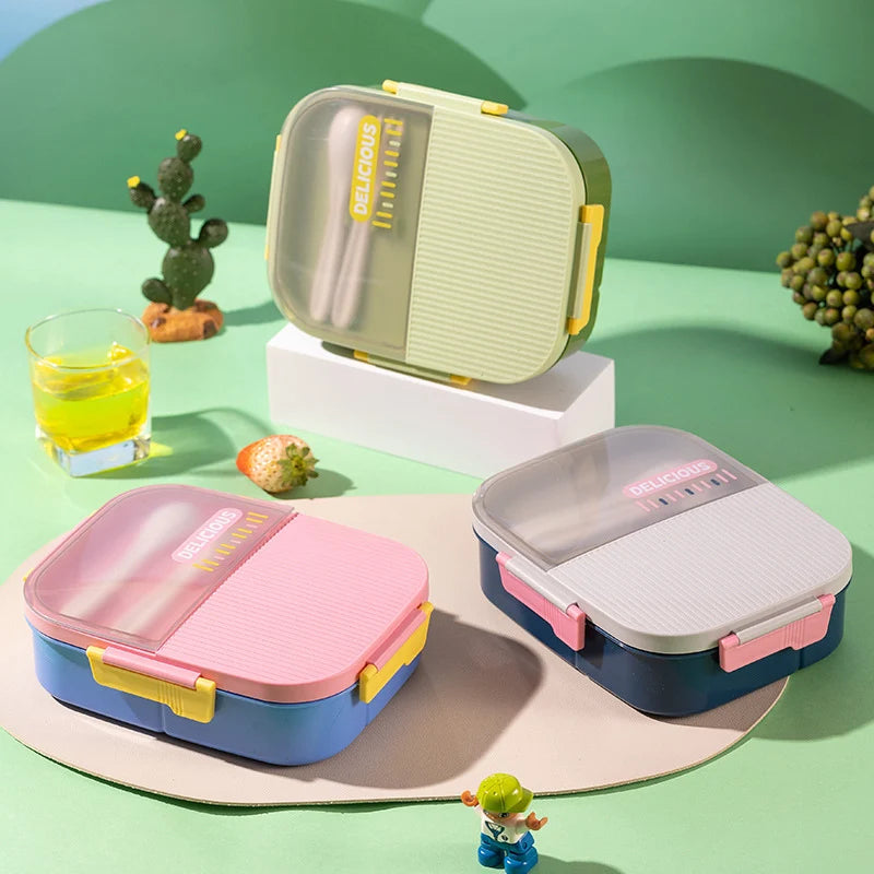 Unisex Madkasse Med Rum Til Børn - Praktisk Og Funktionelt Design 3