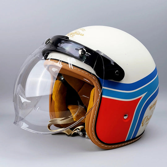 Unisex Motorcykelhjelm Klassisk Stil 3