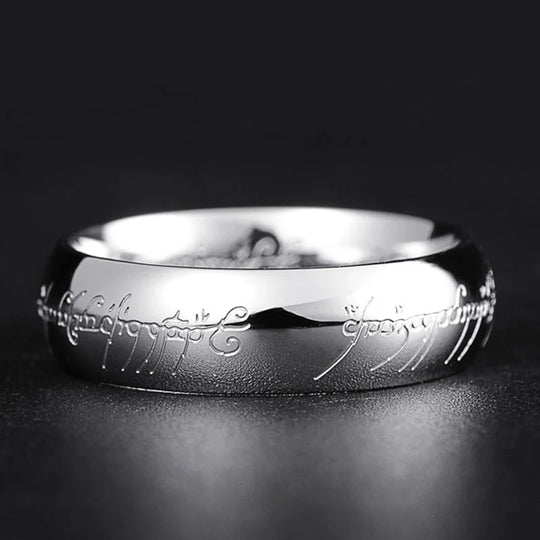 Unisex Ring med Selvlysende Runedesign 5