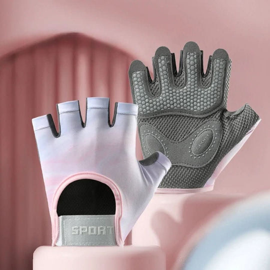 Unisex Sports Fitness Halvfinger Træningshandsker 1