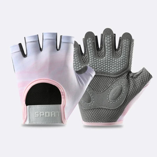 Unisex Sports Fitness Halvfinger Træningshandsker 6