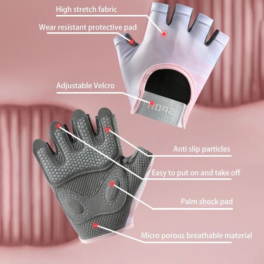 Unisex Sports Handsker Halvfingerdesign 4