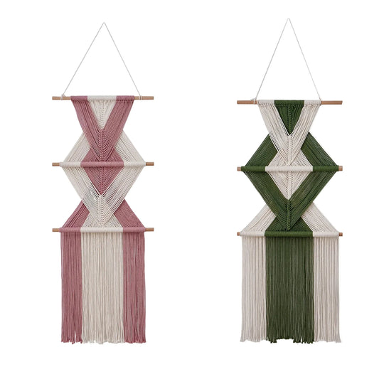 Unisex Vægophæng Makramé Design Boheme Stil 2