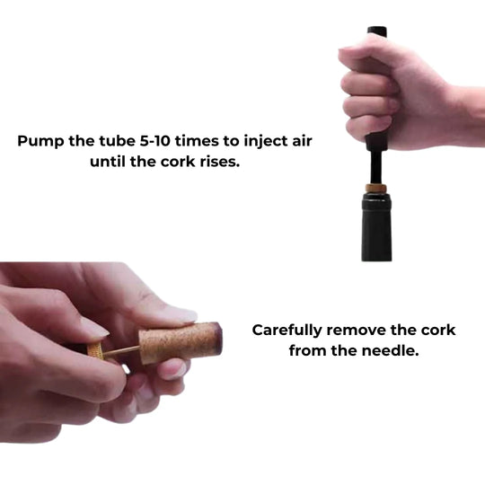 Vinåbner til kvinder med trykluft og ergonomisk design 4