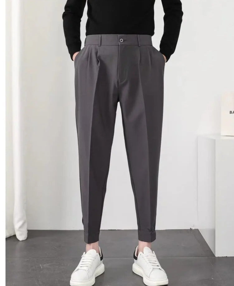 Pleated Tapered Blazer Bukser til mænd