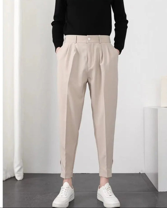 Pleated Tapered Blazer Bukser til mænd