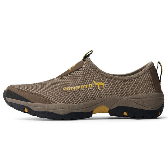 Mesh-slip-on sneakers til mænd