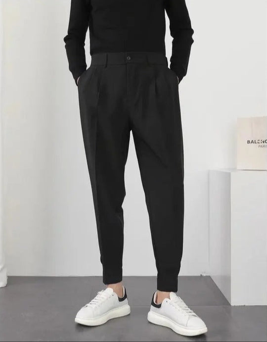Pleated Tapered Blazer Bukser til mænd