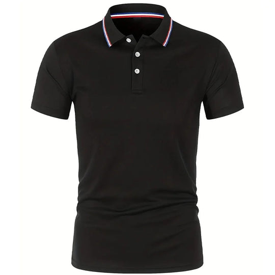Herre afslappet åndbar poloshirt