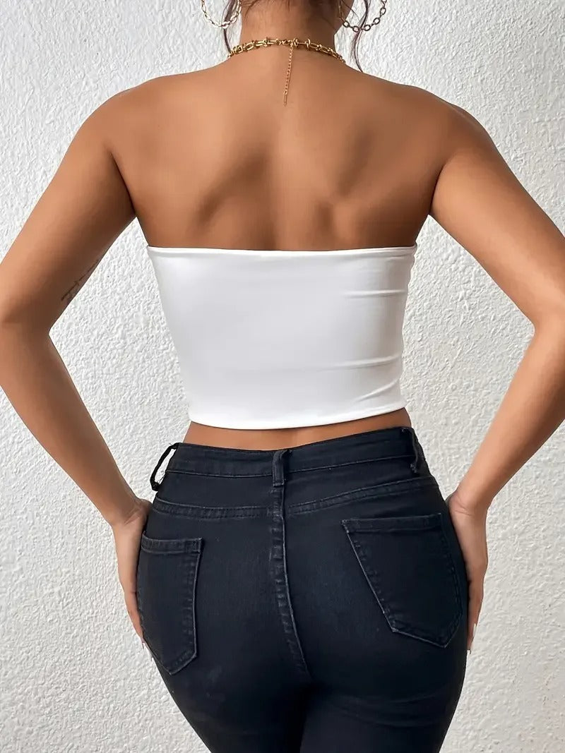 Crop Tube Top til kvinder