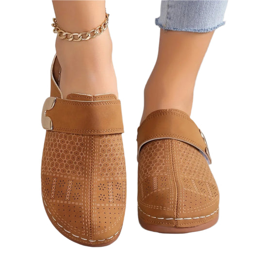 Slip-On Wedge Platform Sandaler til kvinder