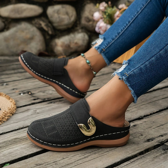 Slip-On Wedge Platform Sandaler til kvinder