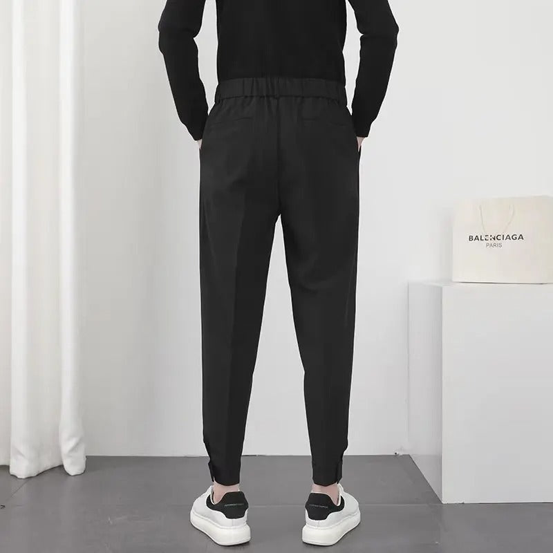 Pleated Tapered Blazer Bukser til mænd