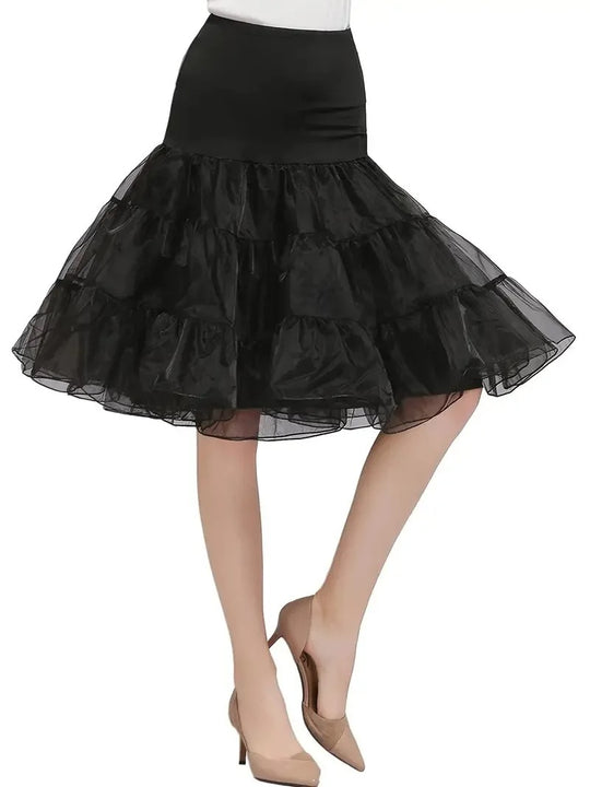 Vintage Tule Underkjole Rok
