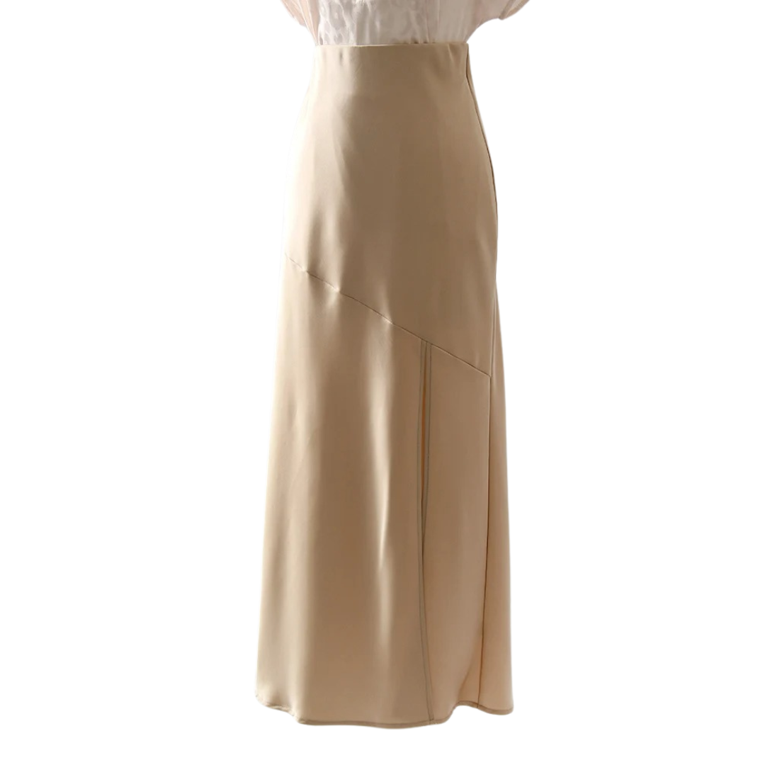 Bodycon nederdel i satin til kvinder
