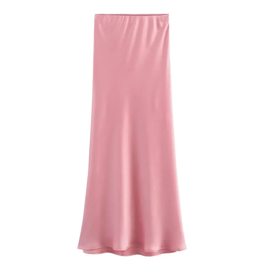 Kvinders Slim Fit Satin Snøre-kjole