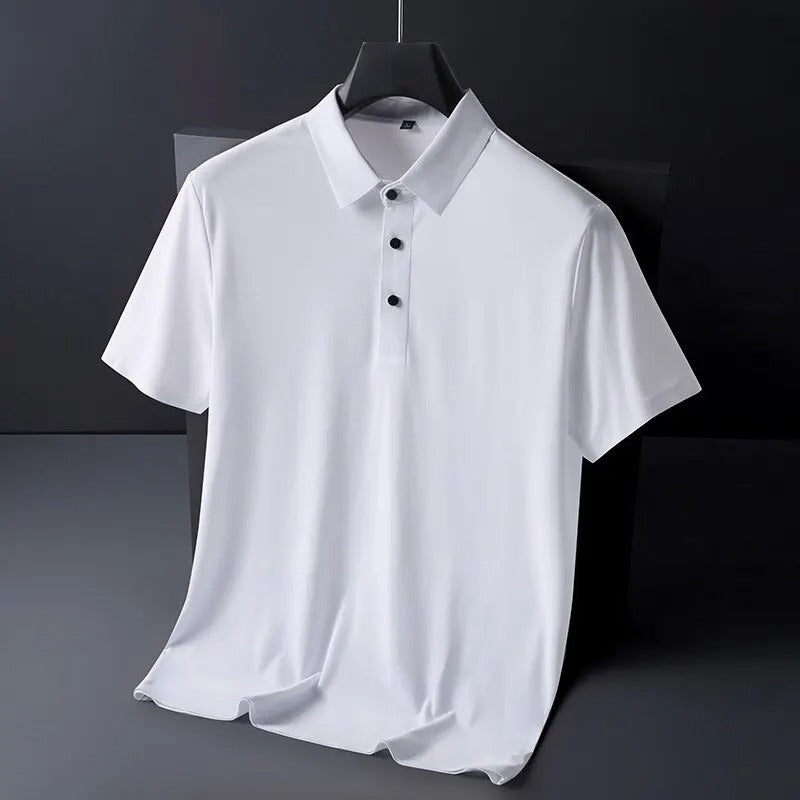 Herre polo i is-silke
