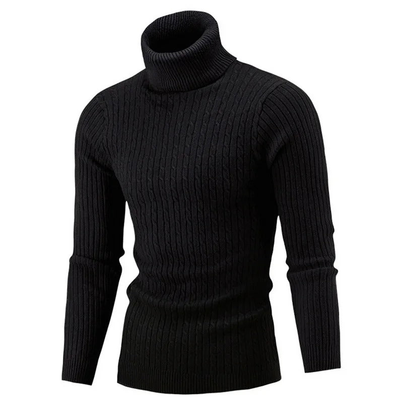 Smal rullekravesweater til mænd