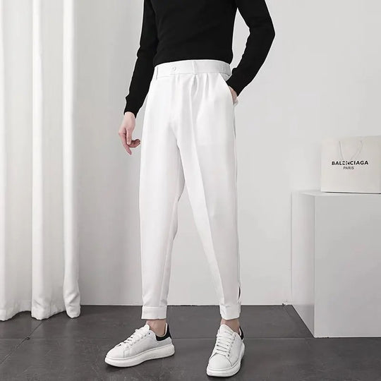 Pleated Tapered Blazer Bukser til mænd