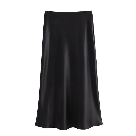 Kvinders Slim Fit Satin Snøre-kjole