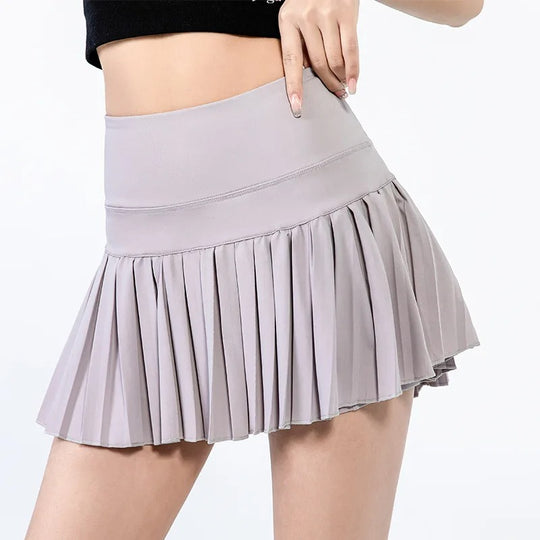Kvinders plisserede tennisnederdelshorts