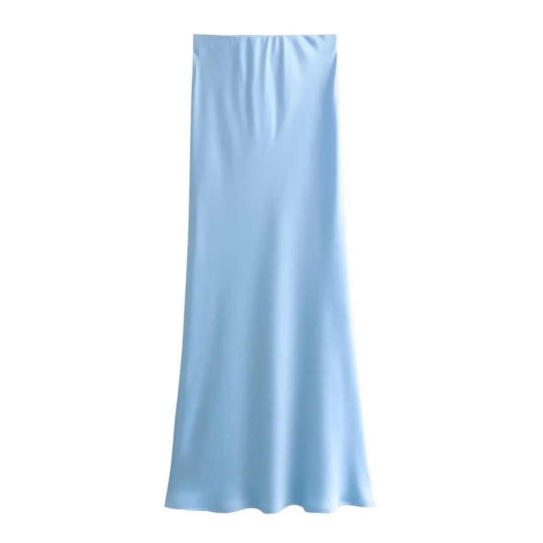 Kvinders Slim Fit Satin Snøre-kjole